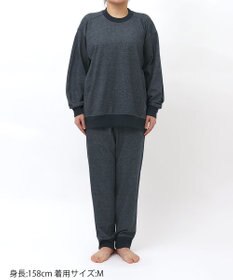 ワコール／睡眠科学 パジャマ 長袖 長ズボン 綿混(本体) ここちよく眠れる 寝返りしやすい レディース YDX598 睡眠科学／ワコール