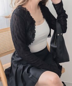 WEGO 【２点セット】アンサンブルレースカーデ