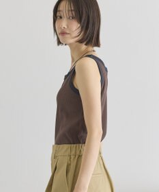 AMERICAN HOLIC バイカラーテレコタンクトップ