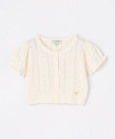 ANY KIDS 半袖 ニット カーディガン