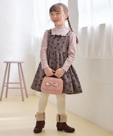 ANY KIDS チェック柄 ドッキング ワンピース