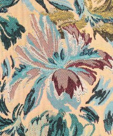 GRACE CONTINENTAL フラワージャガードノーカラージャケット