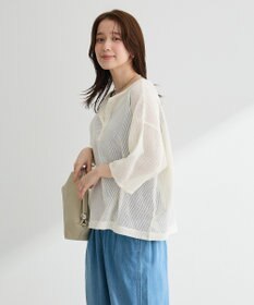 Green Parks 前後２ｗａｙコットンメッシュプルオーバー
