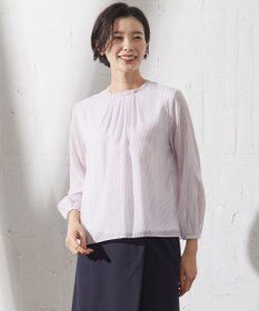 J.PRESS LADIES カチオン ストライプ カットソー