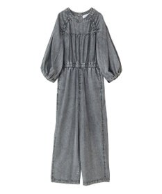 Green Parks ■ＥＳＣＡＲ　シャーリングデニムオールインワン