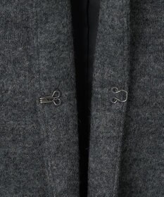 J.PRESS LADIES 【セットアップ対応】ウールスムース ノーカラー ジャケット