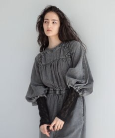 Green Parks ■ＥＳＣＡＲ　シャーリングデニムオールインワン