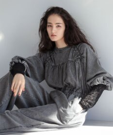 Green Parks ■ＥＳＣＡＲ　シャーリングデニムオールインワン