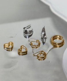 Phoebe 〈シリーズ累計販売10000点突破！〉〈金属アレルギー対応〉ミニフープピアス/サージカルステンレス　ローズゴールド