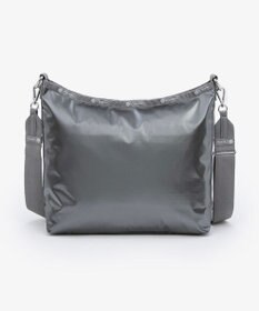 LeSportsac MEDIUM ZIP SHOULDER/ガンメタルグレーシャイン
