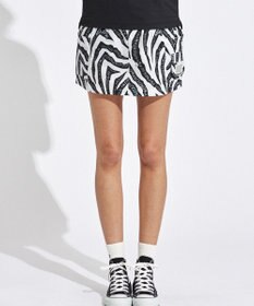 PW CIRCULUS 【高通気 / 軽撥水 / 軽量のDotAir 使用】【WOMEN】ゼブラ柄スカート ゴルフウェア レディース