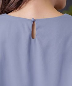 Tiaclasse 【新色追加・洗える】つまみタック袖レイヤードブラウス