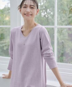 Tiaclasse 【洗える】カシミヤ混ニットチュニック