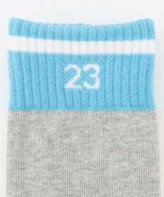 23区GOLF 【MEN】【日本製】バイカラー レギュラーソックス