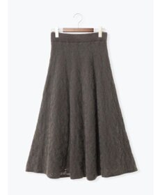 Te chichi 起毛レースニットスカート（セットアップ可）《2025winter catalog item》