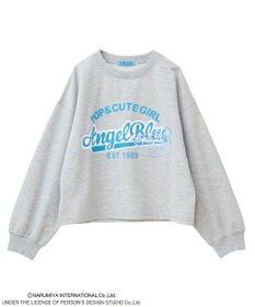 Green Parks ＡＮＧＥＬ　ＢＬＵＥ長袖ロゴ刺繍プルオーバー