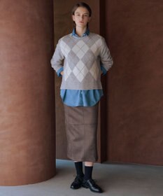 J.PRESS LADIES S スエードダンボール スカート