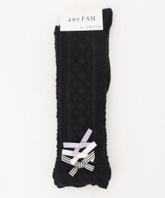 ANY KIDS ハイソックス（マルチリボン） ブラック