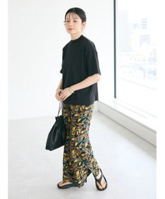 CRAFT STANDARD BOUTIQUE レーヨン柄プリントワイドパンツ