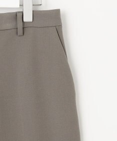 自由区 【裏起毛/撥水加工】TRギャバ ワイドクロップドパンツ