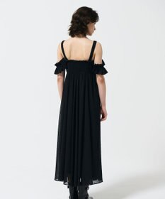 GRACE CONTINENTAL ドットジャガードノースリーブワンピース