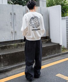 WEGO 【ユニセックス着用ITEM】リラックスフィットグラフィックプルオーバー