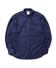 J.PRESS MEN 【J.PRESS ORIGINALS】SUPER FLANNEL JERSEY SHIRT / JAPAN MADE ネイビー系