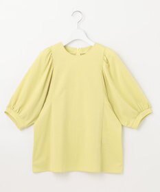 自由区 【洗える・XSサイズあり】ハイツイストポンチボリューム袖 カットソー