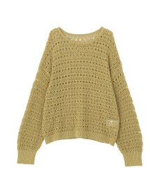earth music&ecology メッシュニットプルオーバー