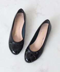 Bridget Birkin 【Bridget Birkin】ラウンドトゥリボンレインフラットパンプス