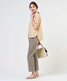 J.PRESS LADIES S 【シーンレスに活躍】セルロースカラミストライプ シャツ ブラウス