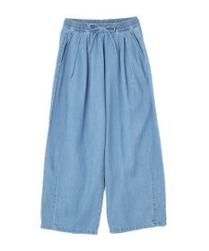 Green Parks ライトデニムワイドパンツ