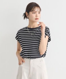 earth music&ecology 【接触冷感/洗濯機可】フレンチＴ