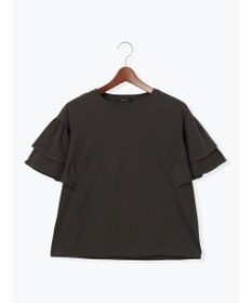 Te chichi 【接触冷感/遮熱/吸水速乾】フリルスリーブビッグTシャツ