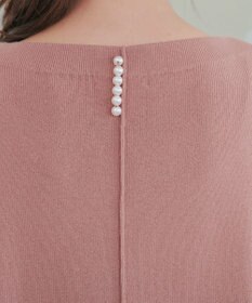 Tiaclasse L 【安田美沙子さん着用・洗える】ボリュームパフスリーブニットチュニック