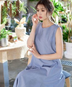 Tiaclasse 【洗える】裾フレアAラインワンピース