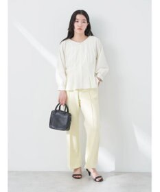 earth music&ecology ペプラムブラウス