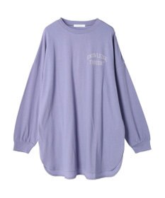 Green Parks ワンポイントカレッジロゴ裾ラウンドチュニック