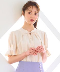 Feroux 【洗える】リボンスキッパー ブラウス