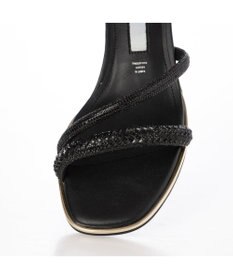 MODE ET JACOMO <MODE ET JACOMO>ラインストーンストラップミュールサンダル