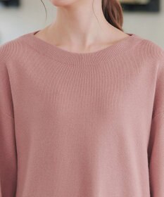 Tiaclasse L 【安田美沙子さん着用・洗える】ボリュームパフスリーブニットチュニック