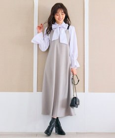 Feroux 【キレイ見えセットアップ対応】リボンタイ ブラウス