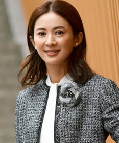 23区 シャインツイード コサージュ