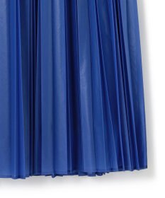 ICB 【洗える】 レザーライクシアープリーツ スカート