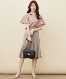 ANY SIS S 【速乾・接触冷感】スムージーポリエステル シャツ ブラウス