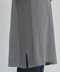 Tiaclasse 【洗える】カシミヤ混ニットチュニック