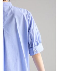 Te chichi フロントフリル5分袖ブラウス