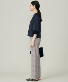 自由区 L モールブロッキング ニット