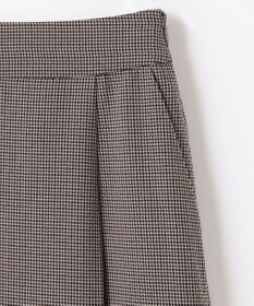 ANY 【洗濯機可能/ウエストゴム/ポケット付】ウーリッシュフラノボックスプリーツスカート