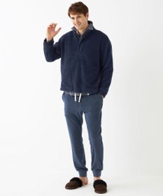 JOSEPH ABBOUD MOUNTAIN 【SPACE／UNISEX】ボアソリッド プルオーバー